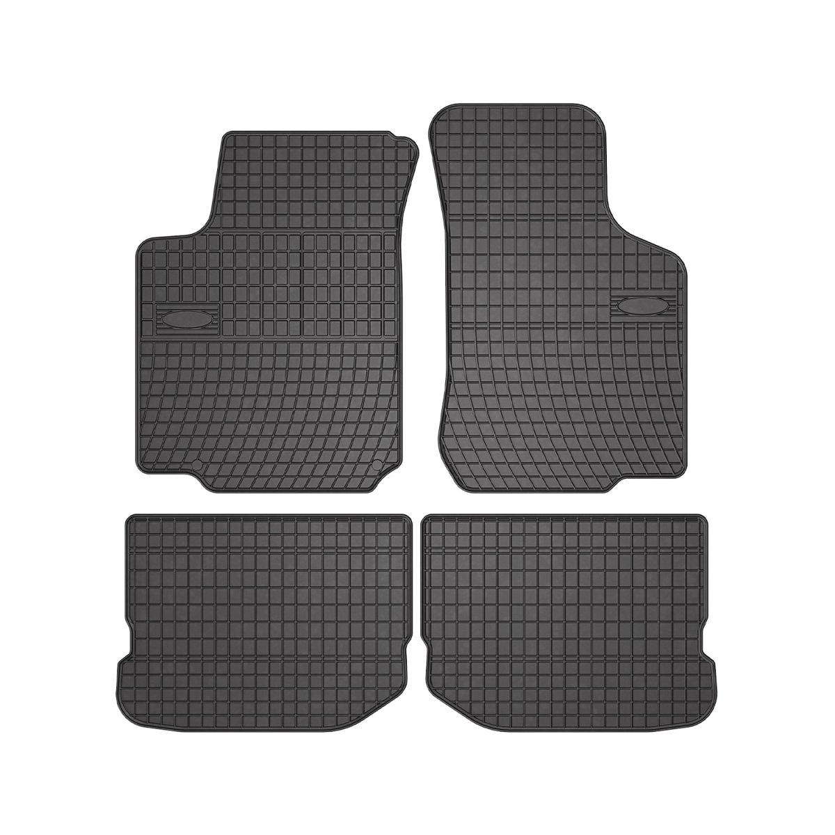 Volkswagen Golf IV Floor Mats - Omac - El Toro Rubber - Black - '98-'06